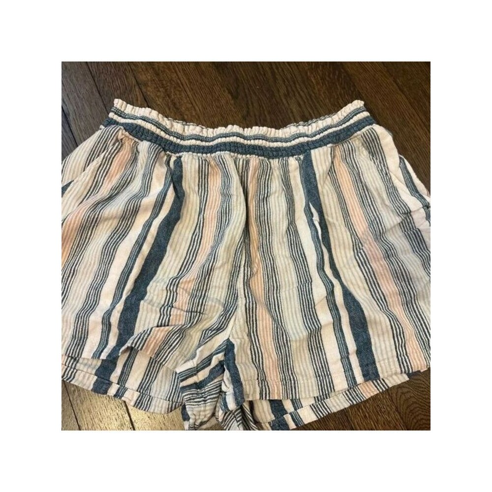 Universal Thread Women's Beige Pull On Shorts Linen Blend Size XL